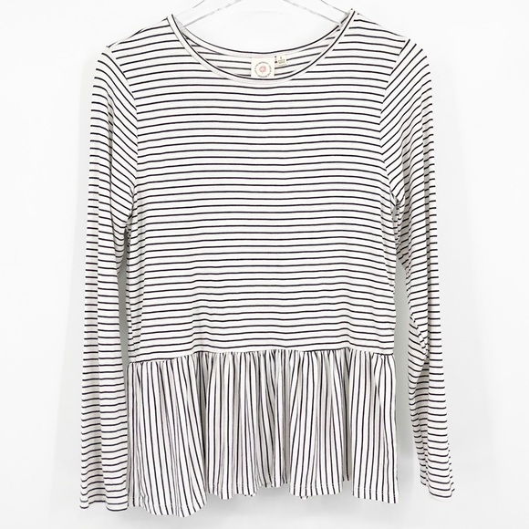 Live In The Moment Tops - LIVE IN THE MOMENT Ultra Soft Striped Long Sleeve